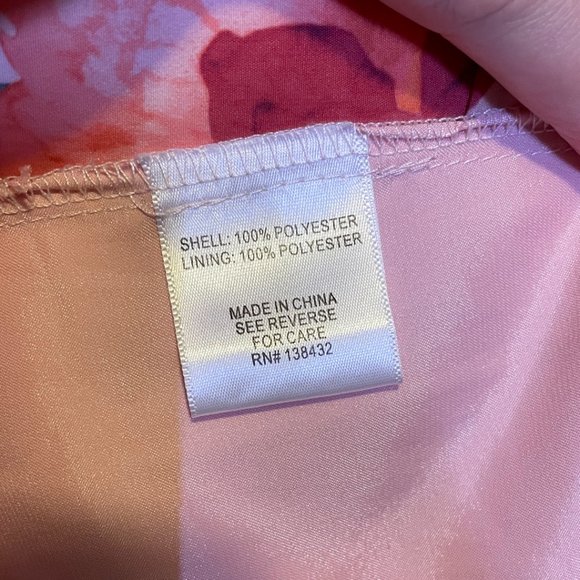 Modcloth Floral A-Line Skirt - Pink and Red - Picture 7 of 11